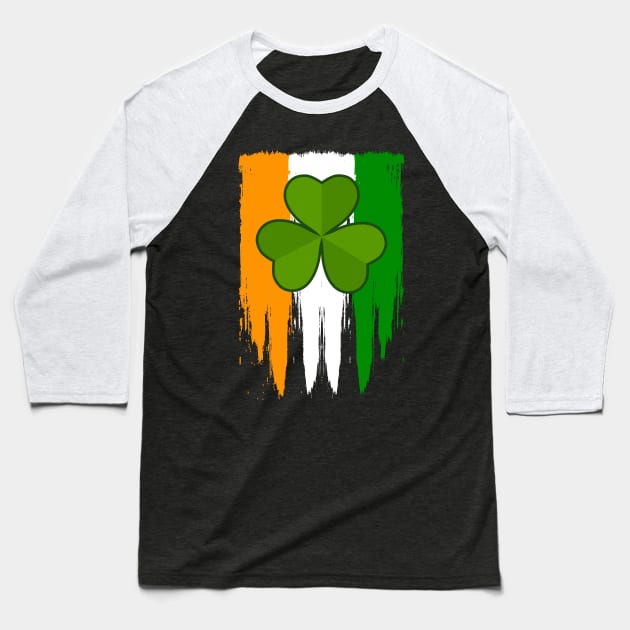 Lucky Clover-Happy ST Patrick's Day Shirts Baseball T-Shirt by GoodyBroCrafts